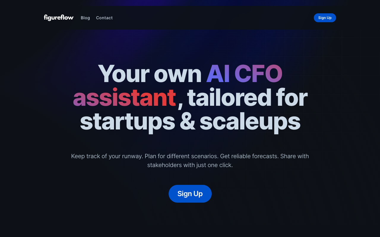 FigureFlow - An AI-powered finance assistant that simplifies financial decision-making for businesses