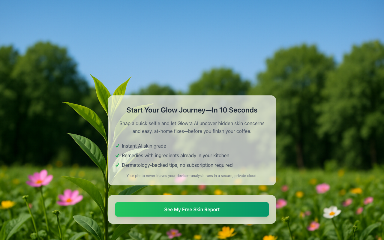 Glowra - An AI-powered skincare companion that helps you find your perfect natural routine