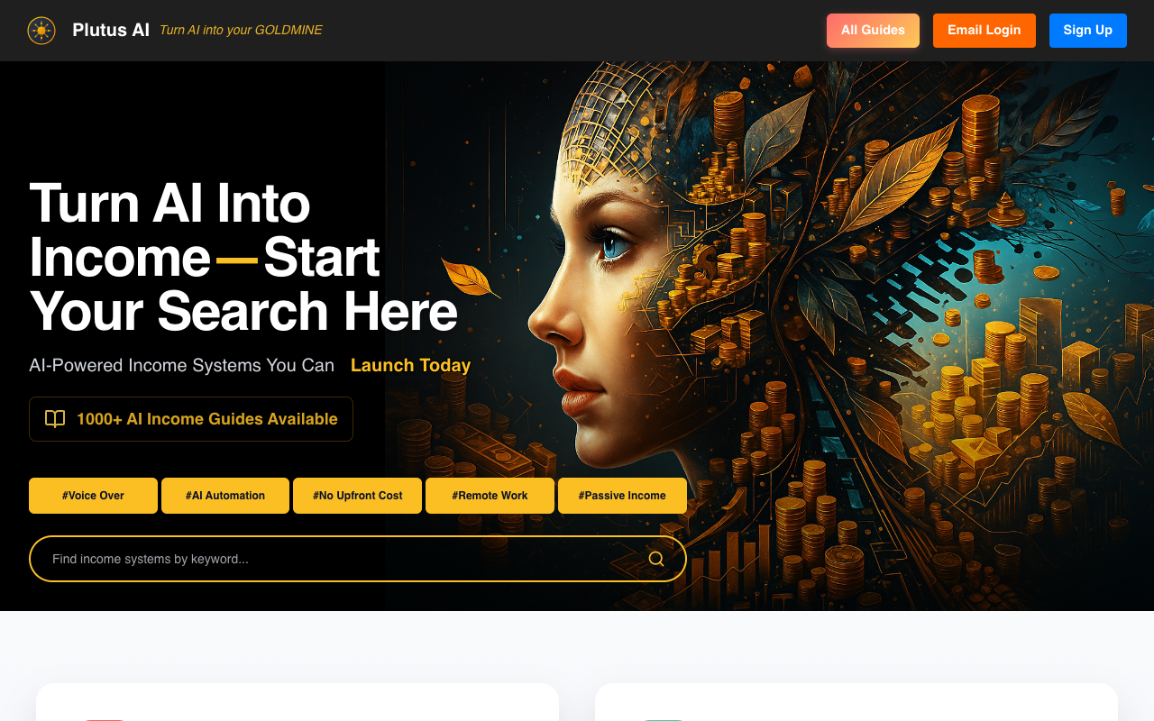 Plutus AI - Discover high-earning AI side hustles in minutes