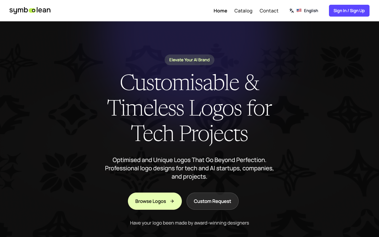 Symboolean - Customizable logos for AI and Tech startups