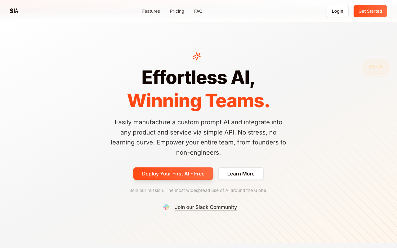 Amarsia - Effortless AI for Winning Teams: A Collaborative Prompt Engineering Platform