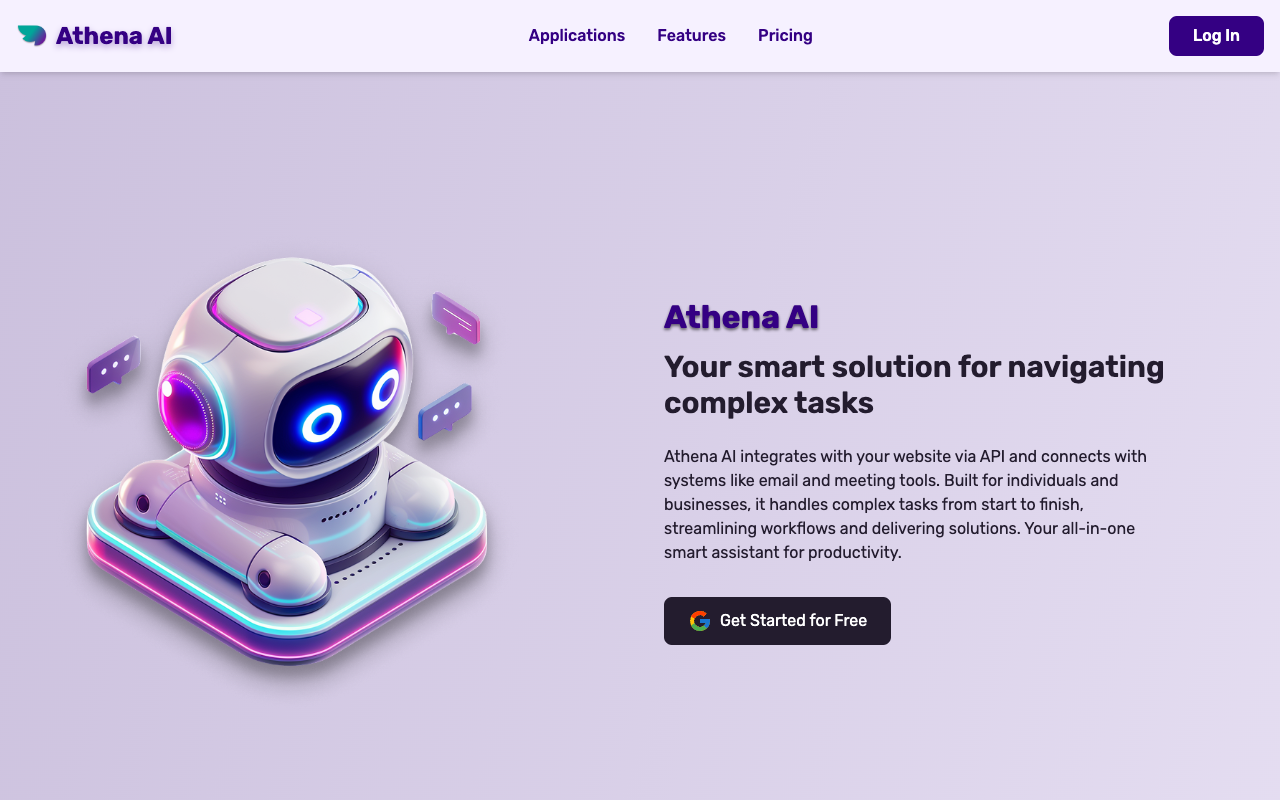 Athena AI - An AI chatbot that visualizes answers with diagrams, web pages, and more
