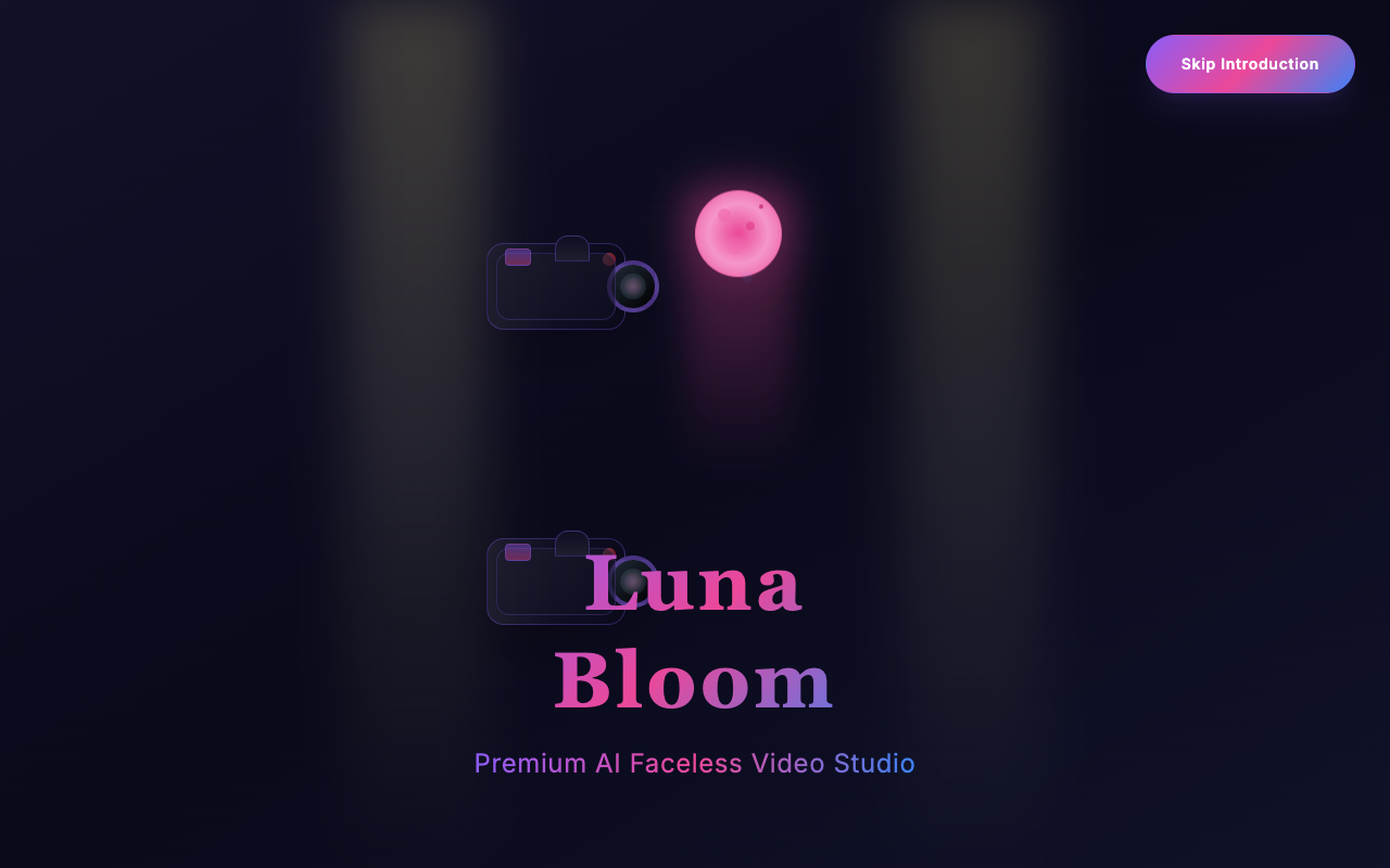 LunaBloom - Illuminate Your Story with AI-Driven Video