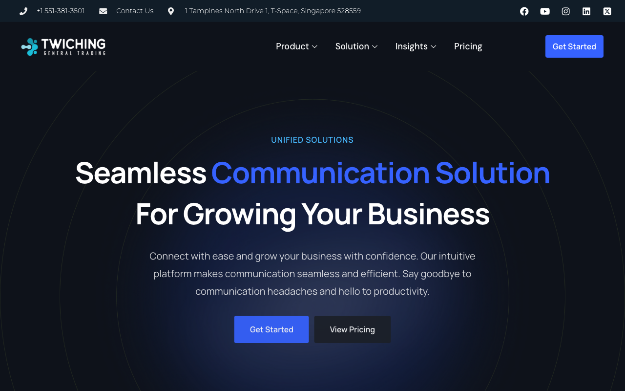 Twiching General Trading - A leading provider of cloud communications for global business connectivity