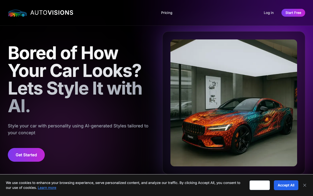 Wrap Your Car - Use AI to Create Stunning Vehicle Designs