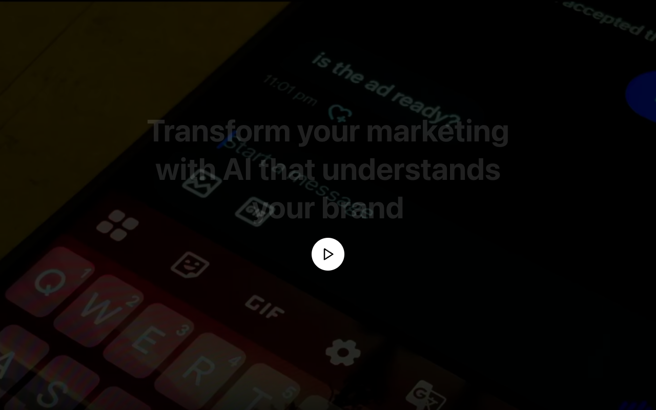 Brandsmith - Transform your marketing with AI that understands your brand