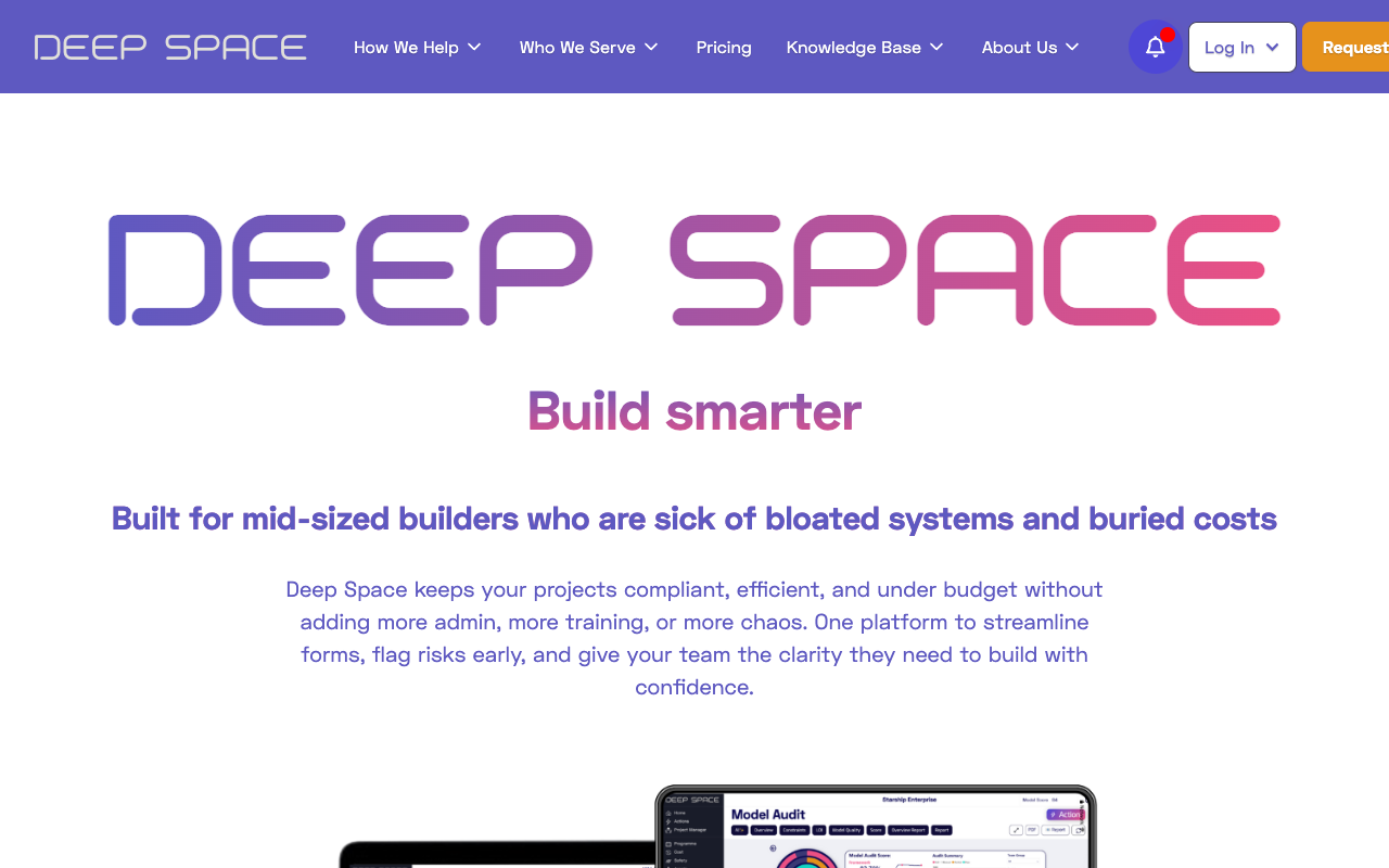 Deep Space - An AI-powered platform that helps construction teams build smarter