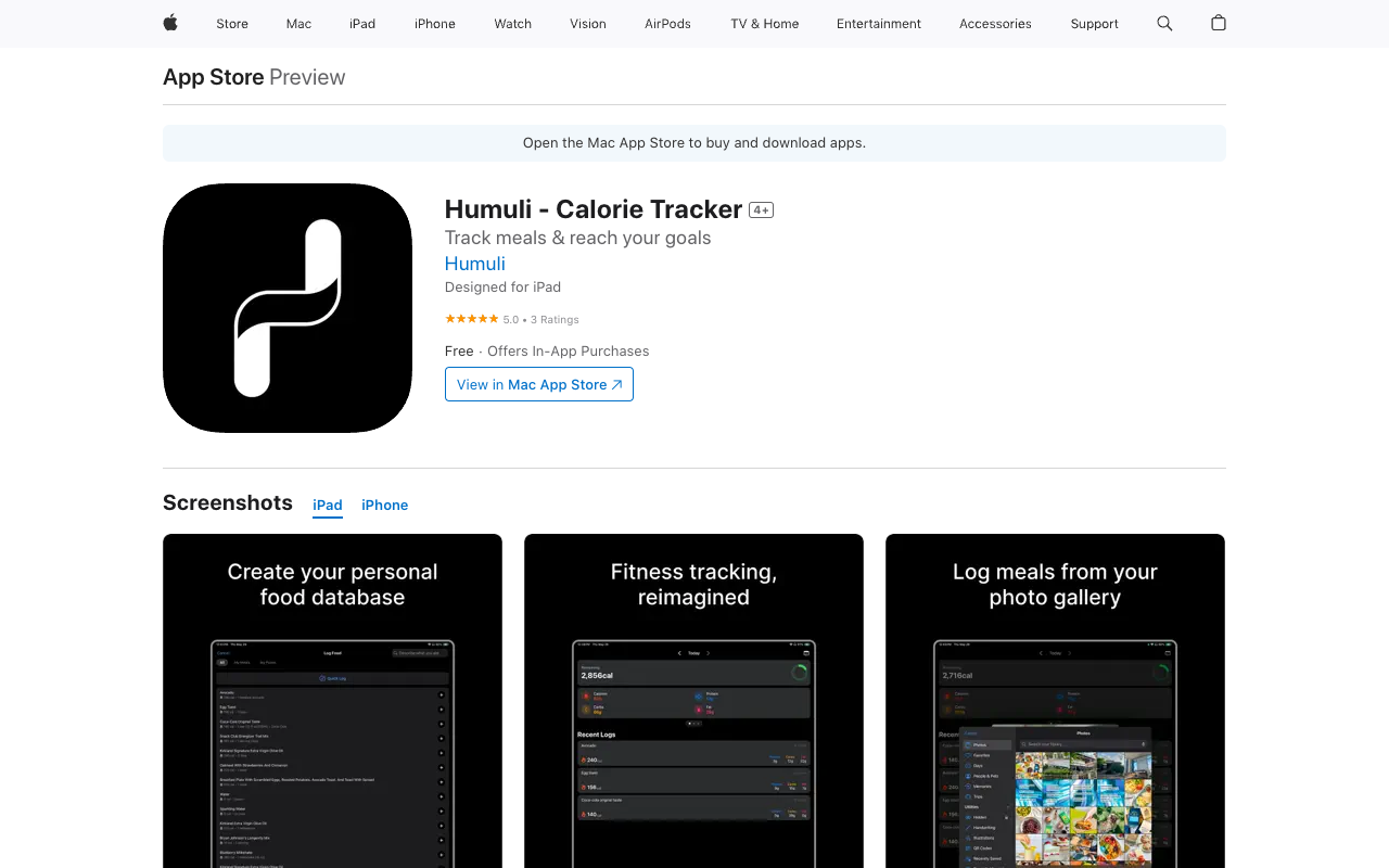 Humuli - An AI-powered calorie tracker that makes logging meals effortless