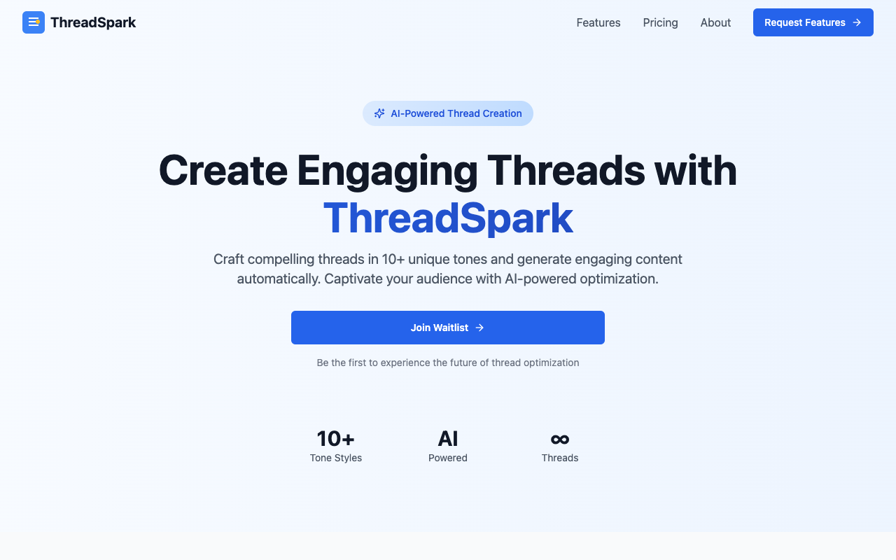 TweetThreadAI - Your AI assistant for creating engaging tweets and threads effortlessly AI Twitter content-creation