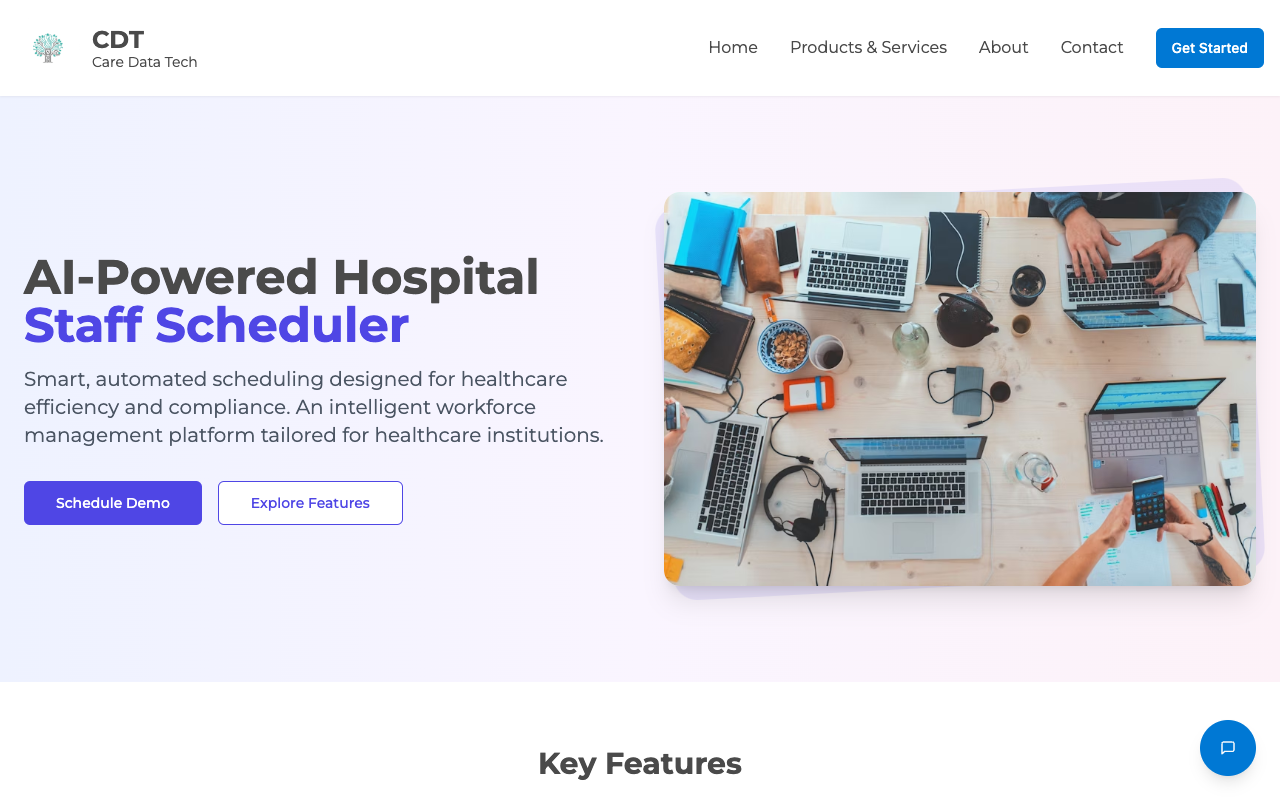 AI-Powered Hospital Staff Scheduler - Smart scheduling for healthcare efficiency and compliance healthcare software scheduling