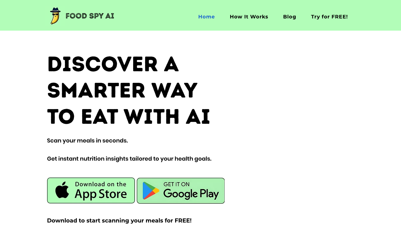 Food Spy AI - Nutrition from a Picture: Instantly get vitamins, calories, and macros of your food