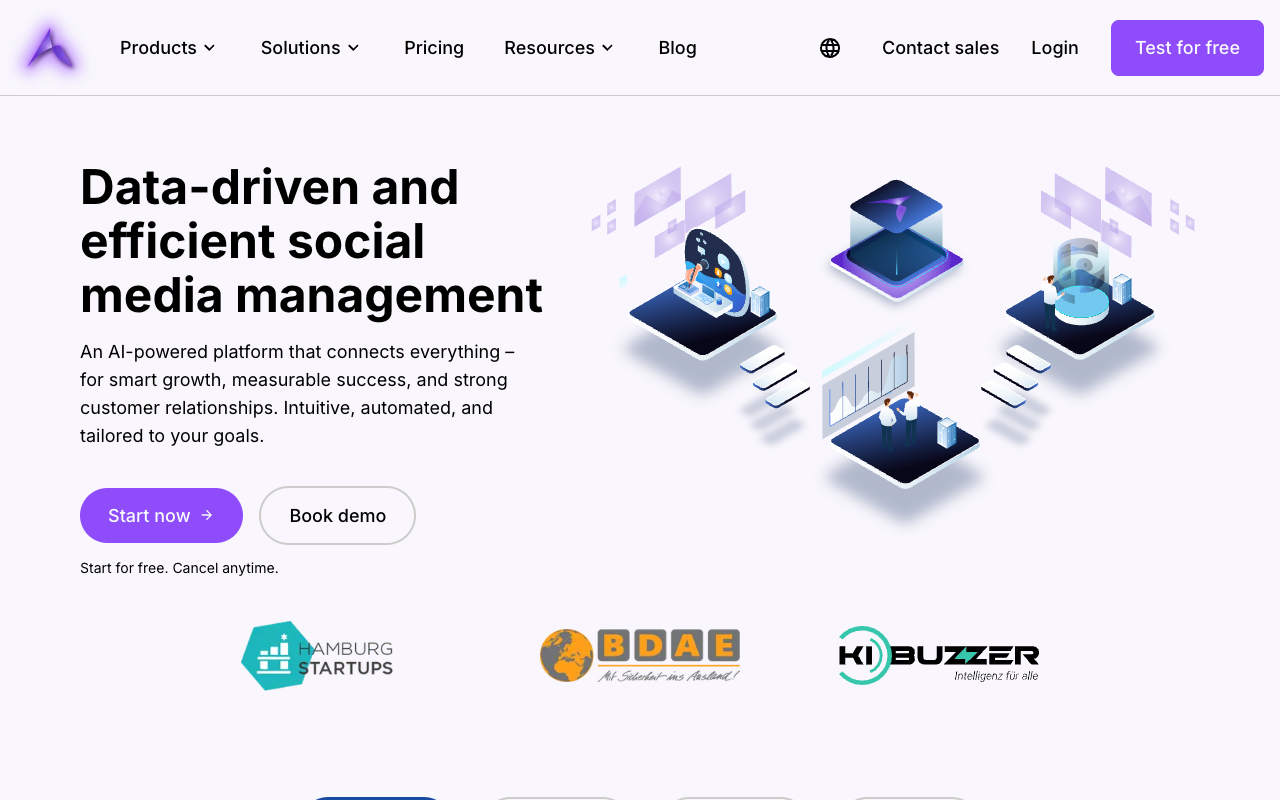 admark.ai - Efficient social media management powered by AI
