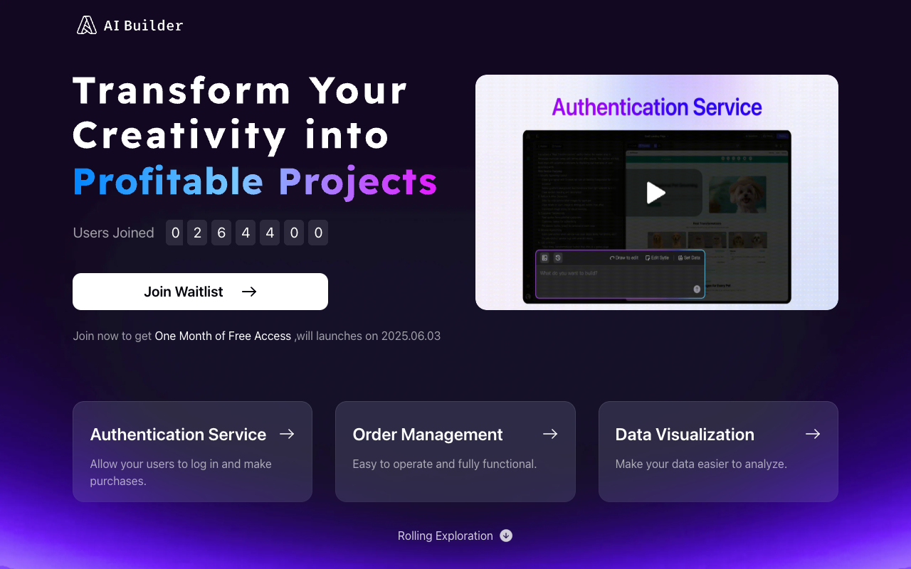 AIBuilder - Your AI CTO for launching real, market-ready products