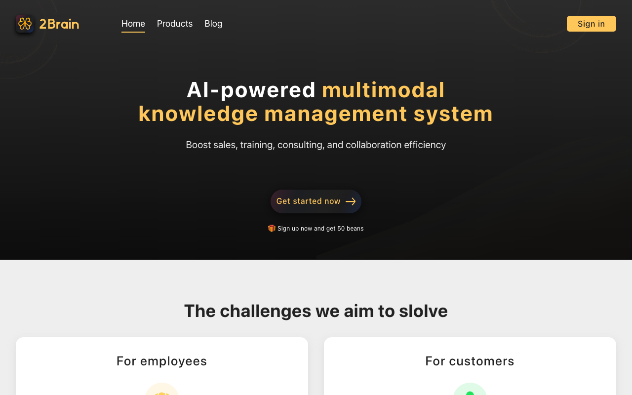 2Brain - Turn scattered business data into source-linked AI agents