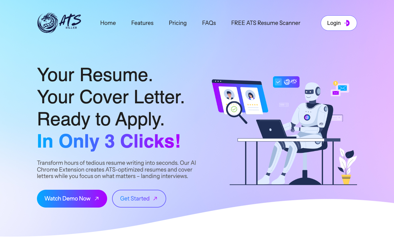 ATS Killer App - An AI Resume Generator that saves time applying for jobs