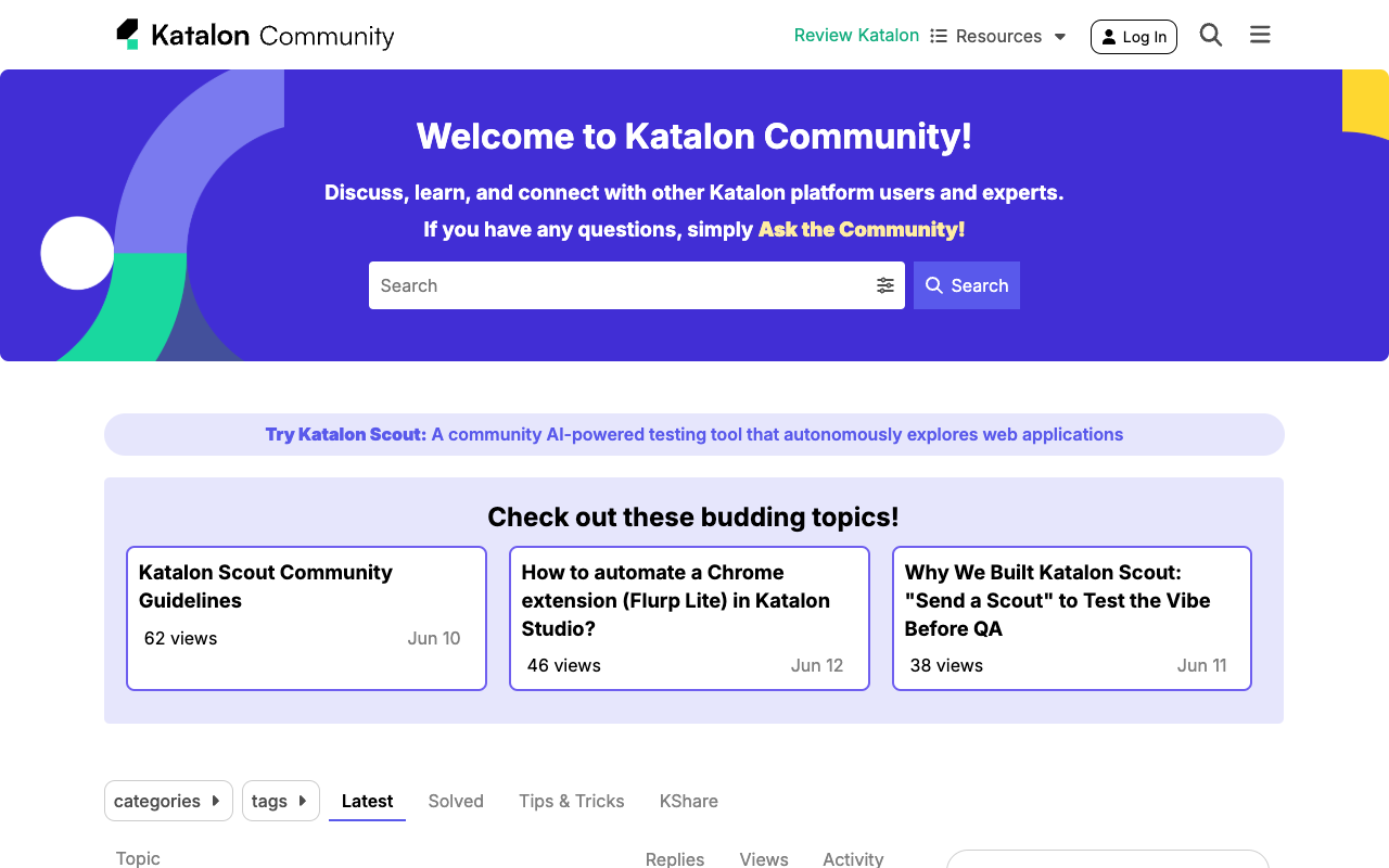 Katalon - Test at the speed of AI with an AI-augmented software testing platform