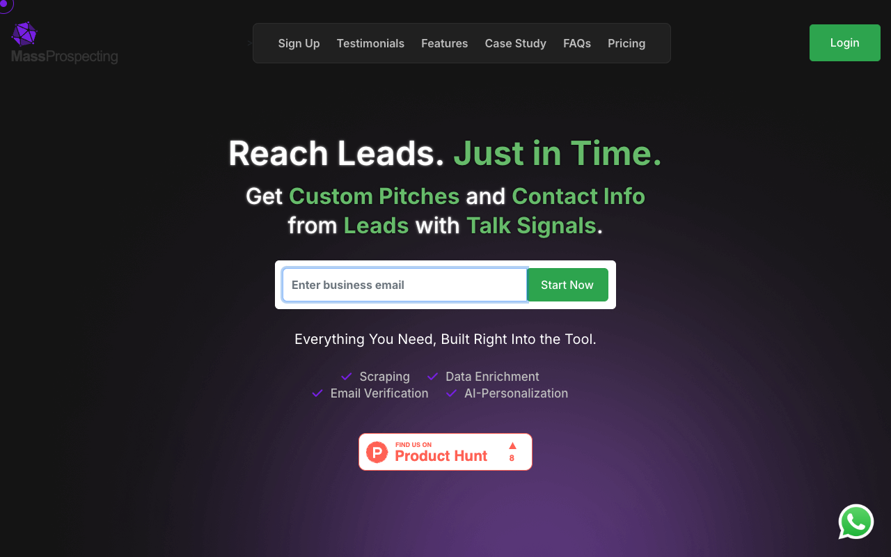 MassProspecting - Automated LinkedIn scraping with AI-personalized messages