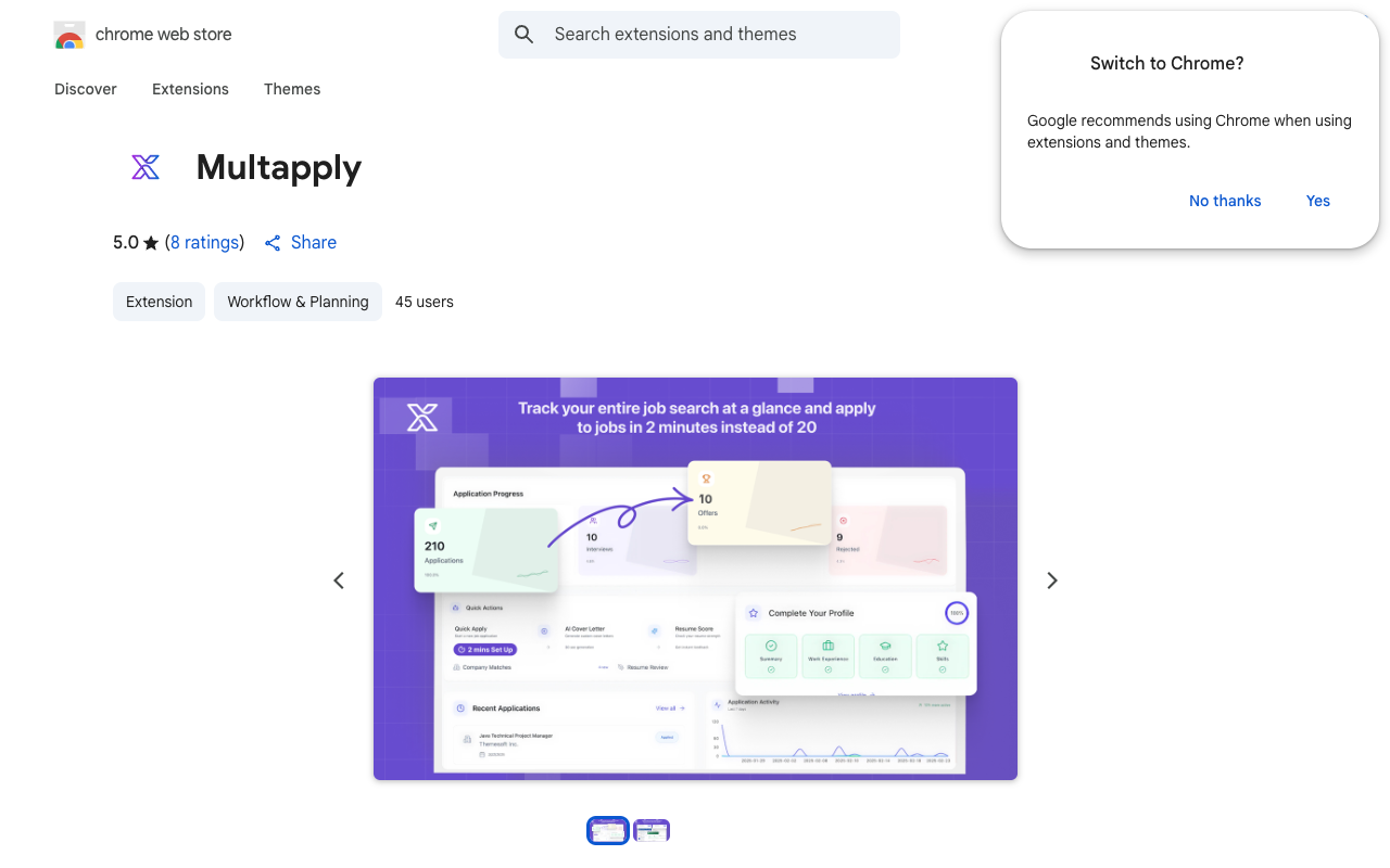 Multapply - Your AI-powered assistant for job applications and career insights