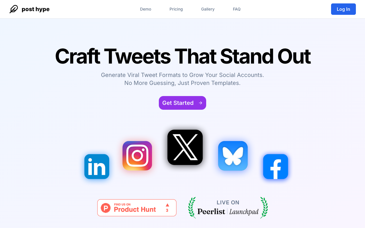 Post Hype - Create Viral Tweets and Hooks for Your Social Media