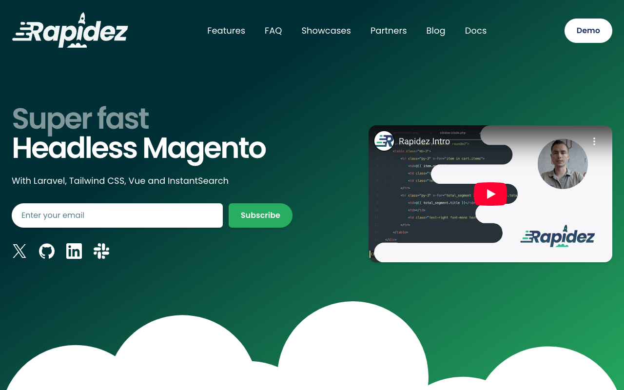 Rapidez - A blazing fast headless frontend for your Magento 2 webshop