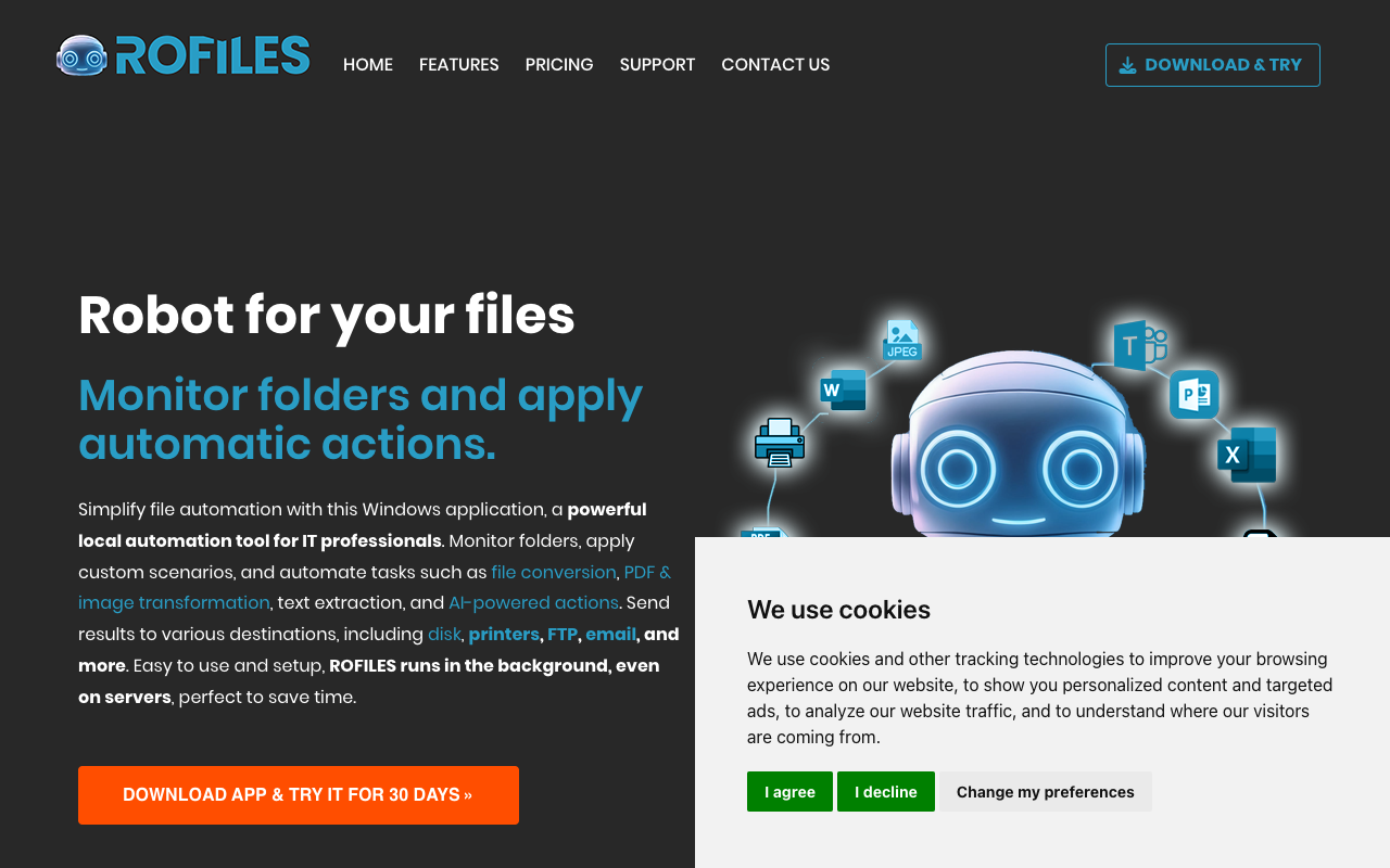 Rofiles - An automation tool that helps IT professionals manage files efficiently