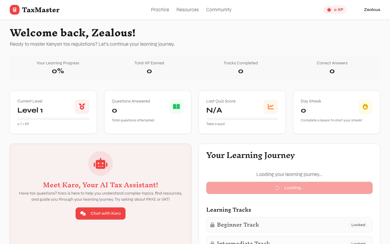 TaxMaster - An AI-powered platform for mastering Kenyan tax regulations