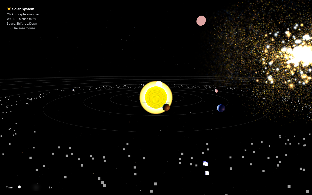 Universe Simulation - An interactive tool to explore the universe in your browser