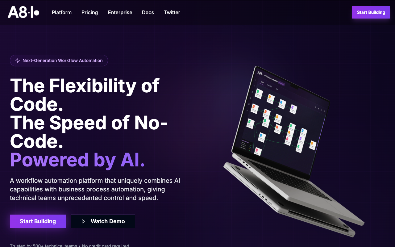 Autom8 AI - A next-generation workflow automation platform combining AI and business process automation workflow-automation AI business-process
