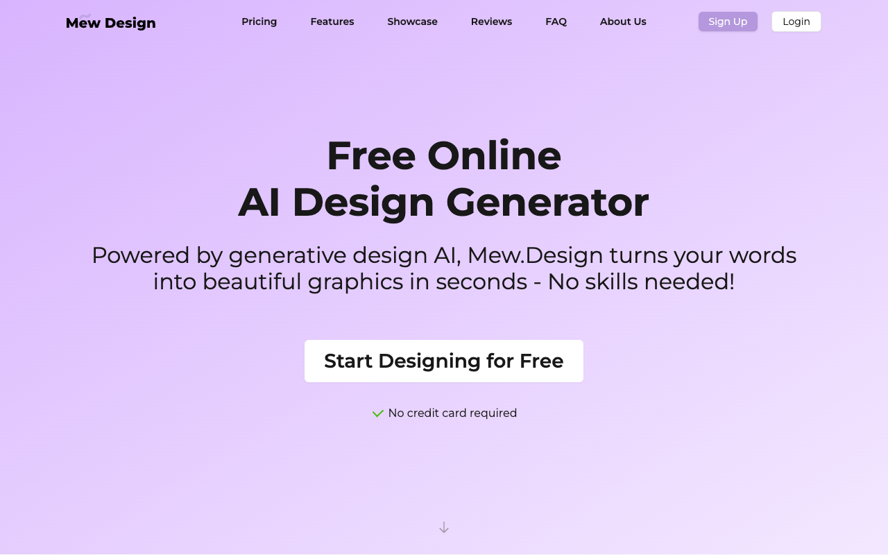 Mew Design - Your AI design partner with full control over aesthetics