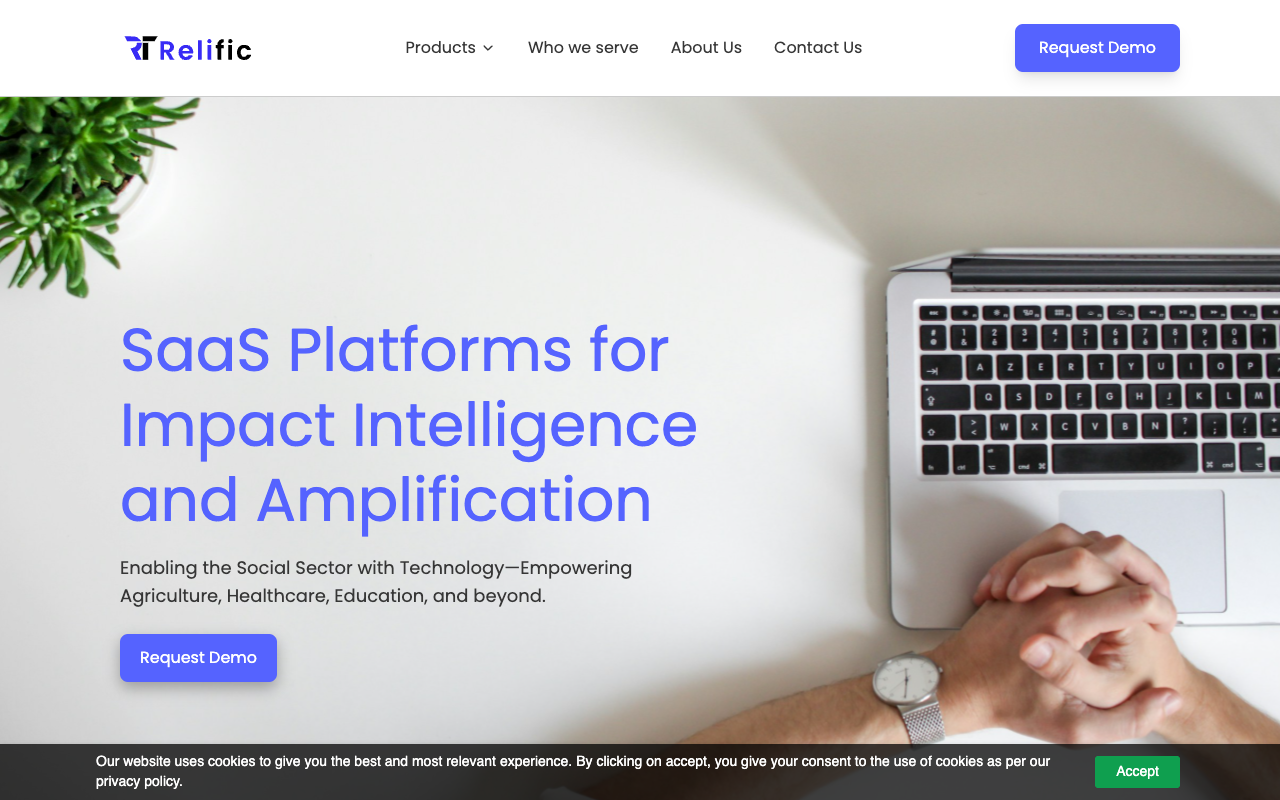 Relific - AI-powered SaaS platforms for transforming social impact across various sectors