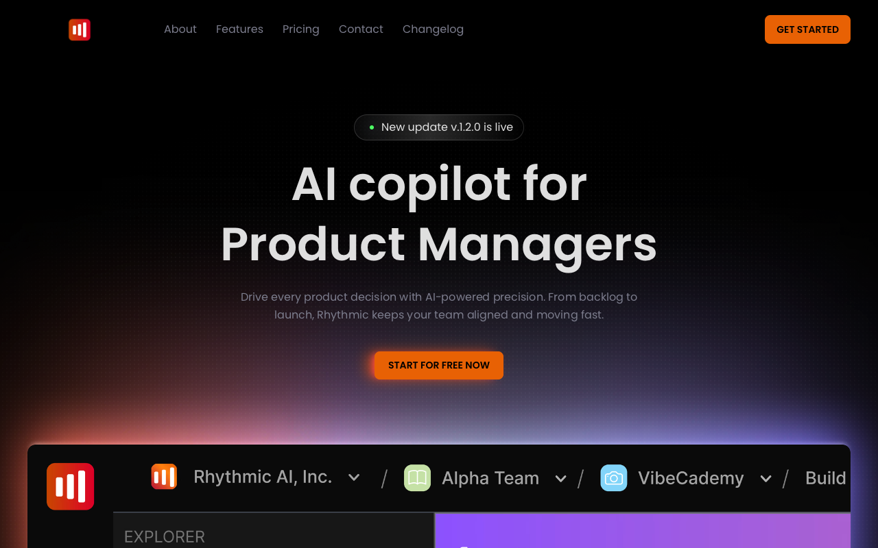 Rhythmic - The AI platform that helps product managers make better decisions