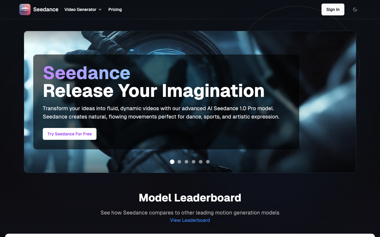 Seedance Video Generator - Create Stunning Videos from a Single Image with Ease
