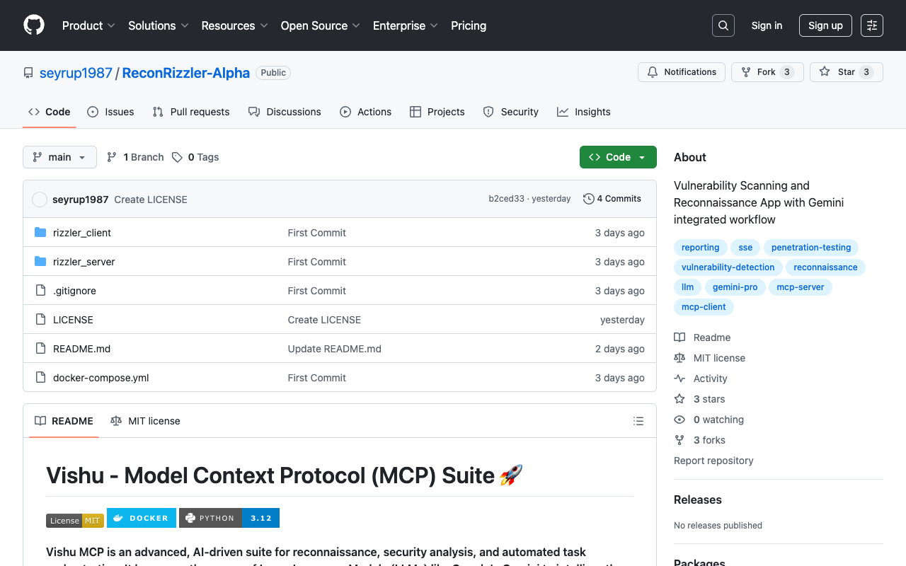 Vishu - An AI-powered MCP Pentesting Suite for Vulnerability Scanning and Reporting