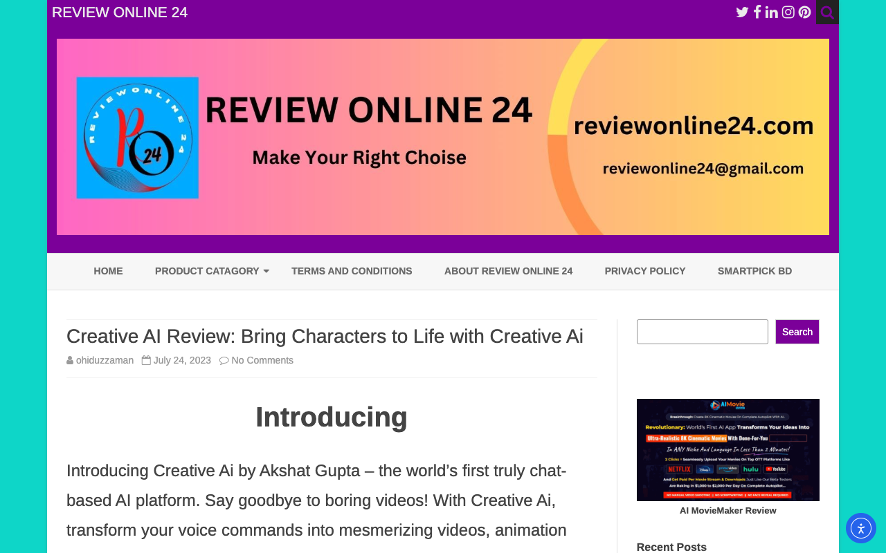 Creative Ai - The first app that turns your voice commands into stunning videos