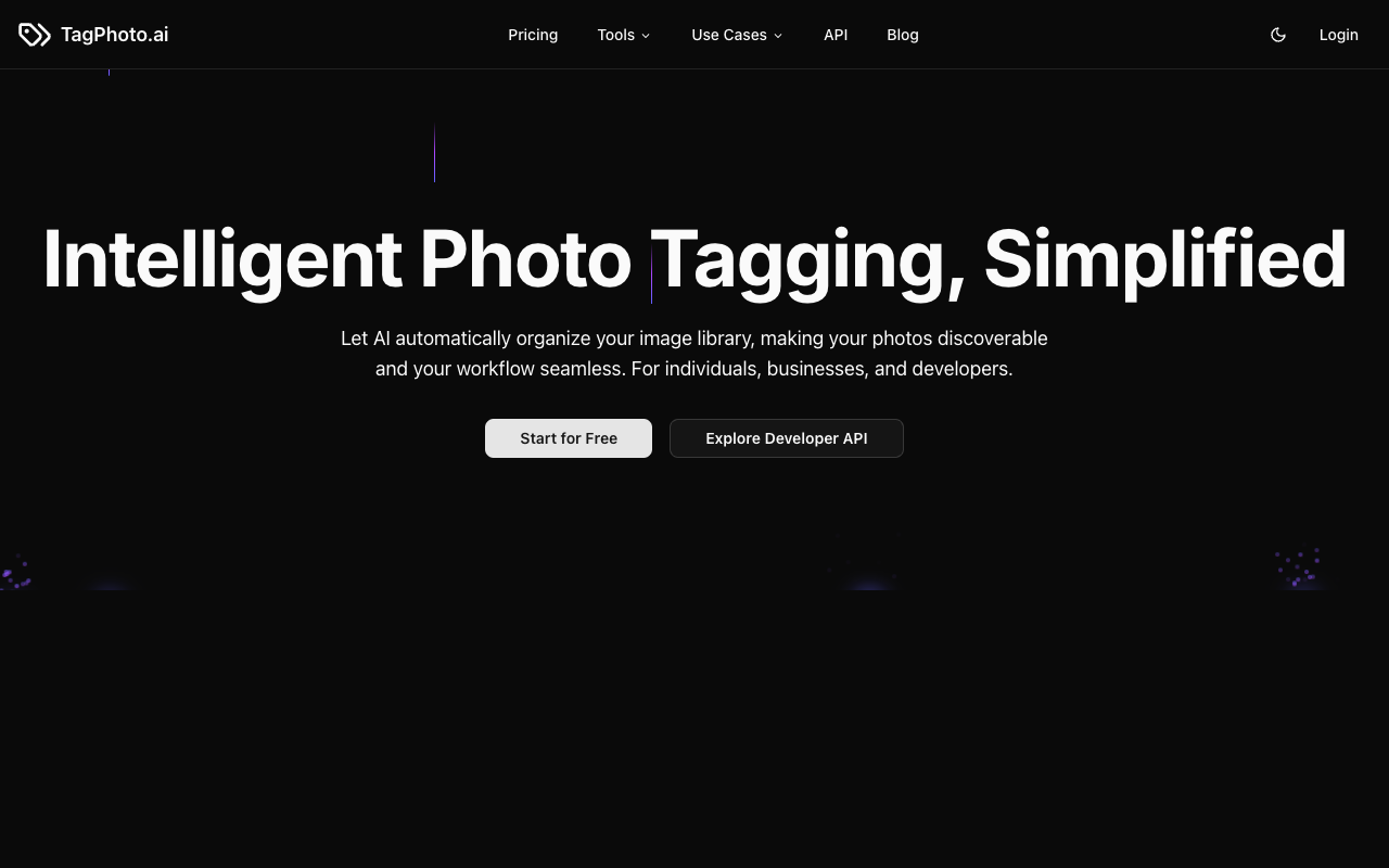 TagPhoto.ai - An AI-powered tool for automatic photo tagging
