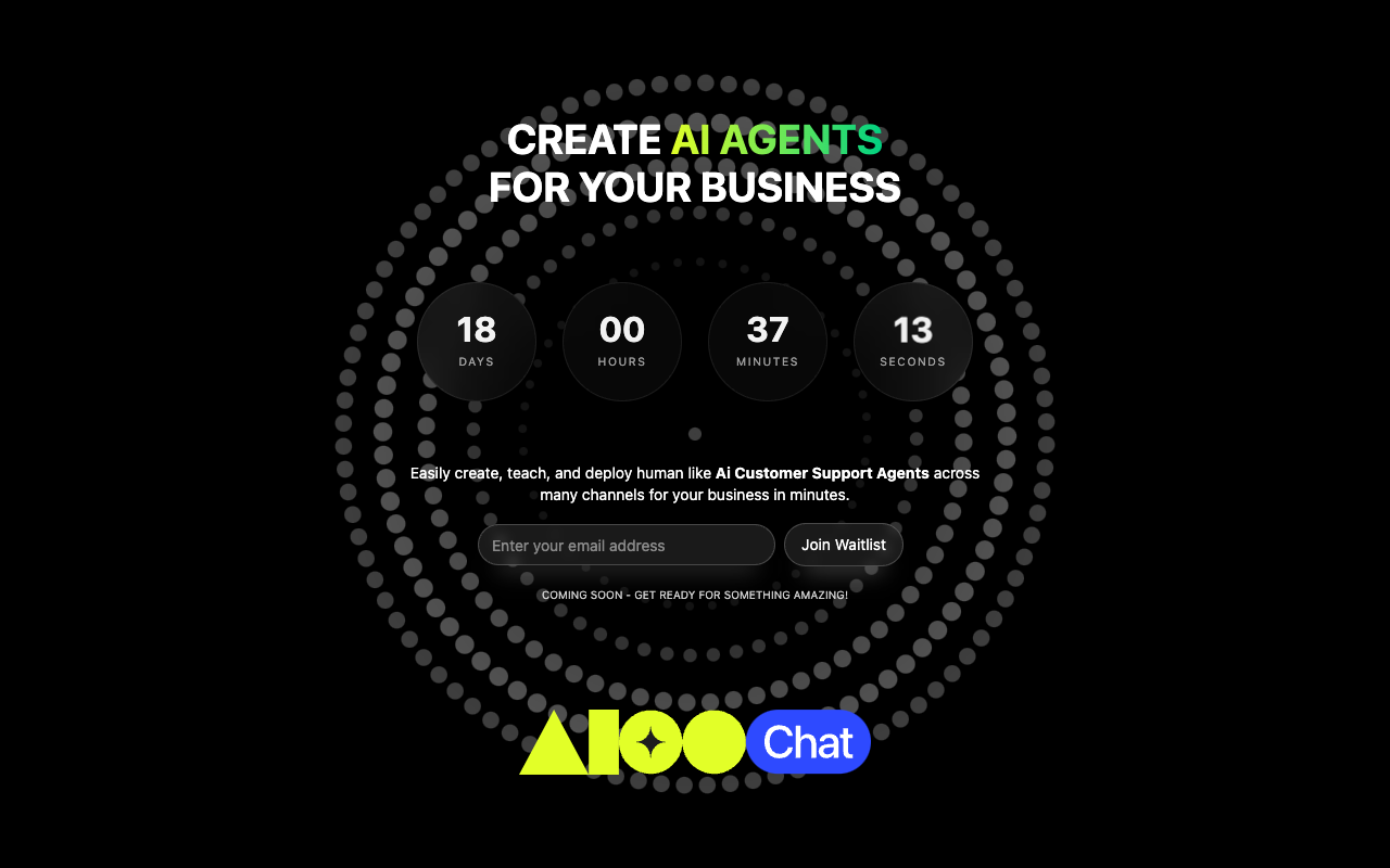 AlooChat! - Create AI agents for your business in minutes!