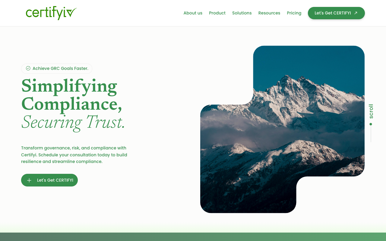 CERTIFYI - Simplifying compliance and securing trust for governance and risk management