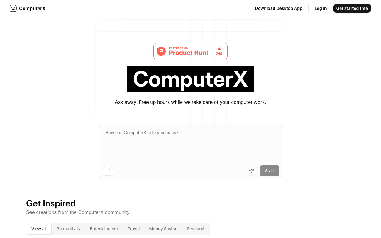 ComputerX - A smart agent that helps you manage your computer tasks effortlessly