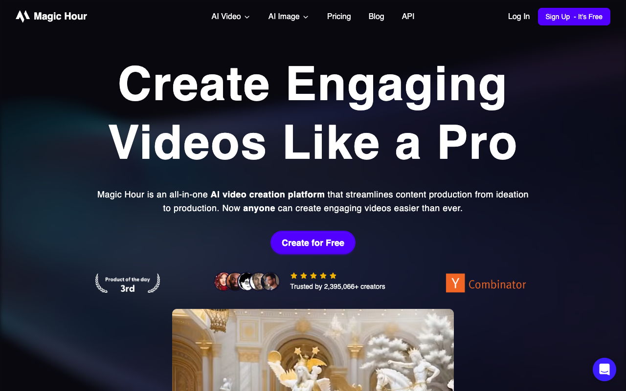 Magic Hour - An AI platform that lets anyone create engaging videos in minutes