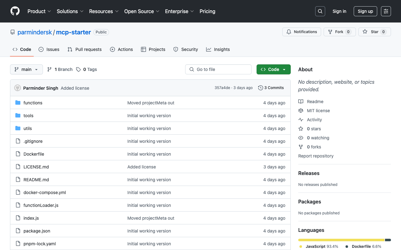 MCP Starter Kit - A starter server with JWT authentication and schema validation for AI-enabled capabilities