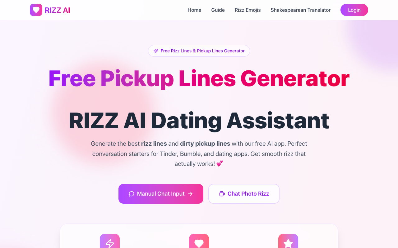 Rizz AI - Your Free AI Dating Assistant for Perfect Pickup Lines