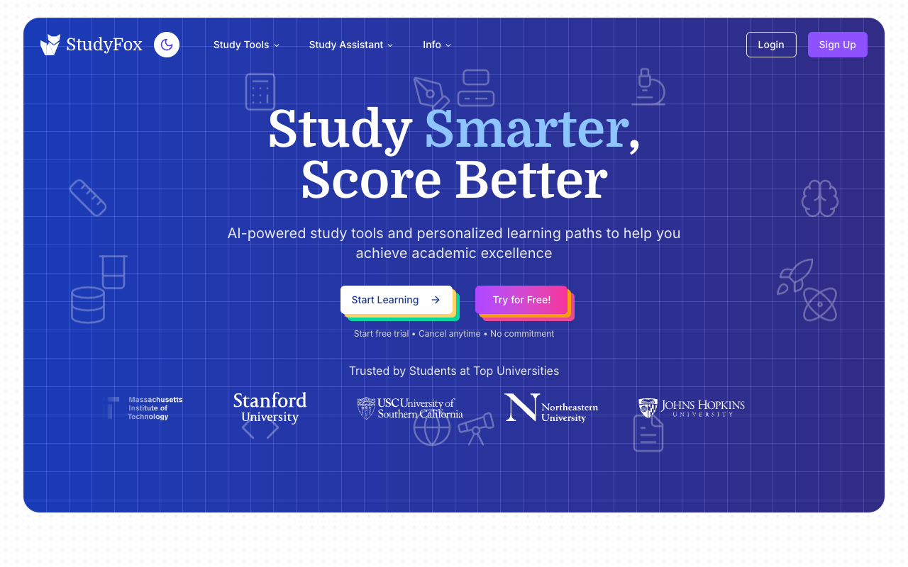 StudyFox - Ace your quiz or homework with AI-powered learning tools