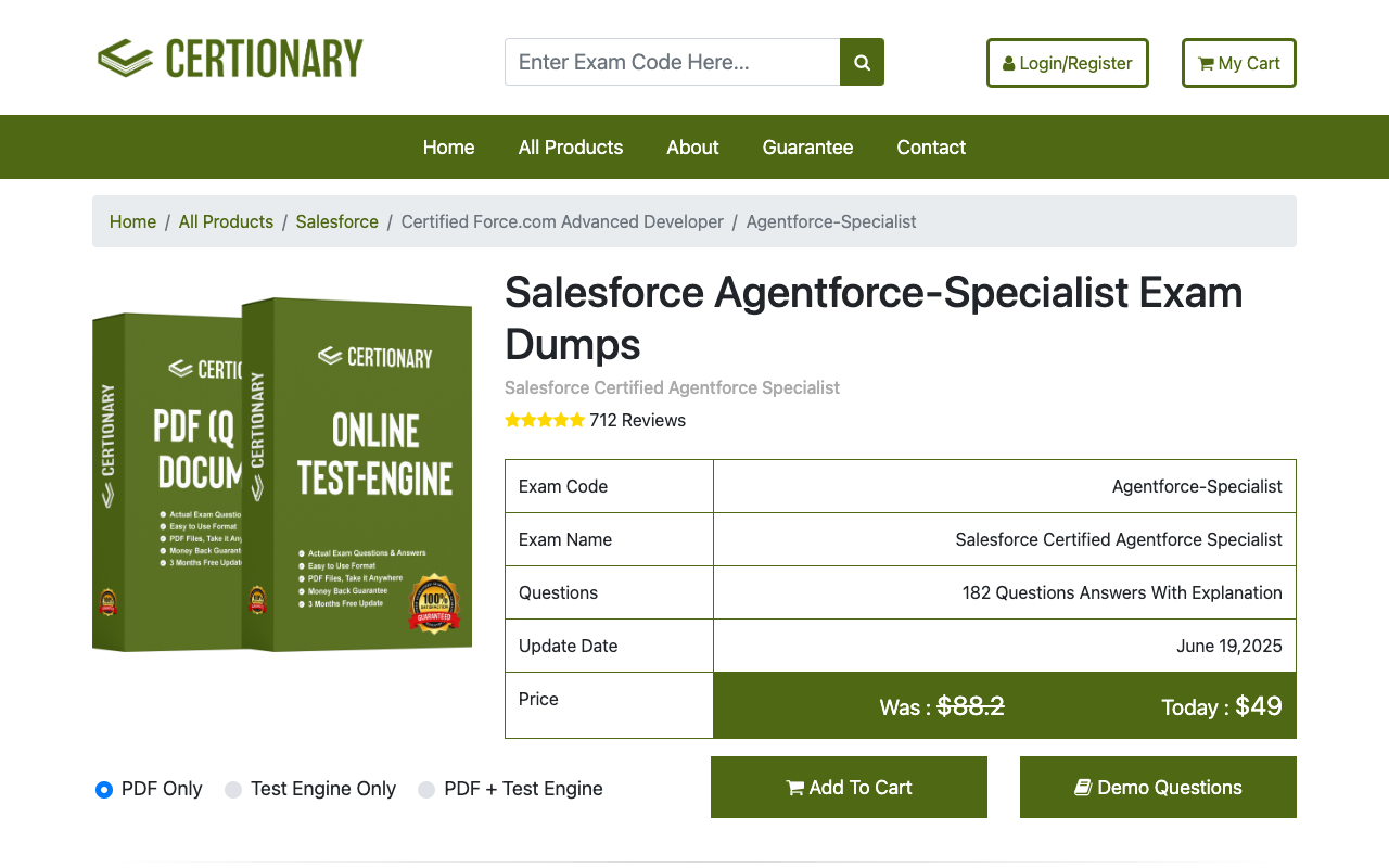 Verified Agentforce-Specialist Dumps - Prepare Confidently for Your Salesforce Exam