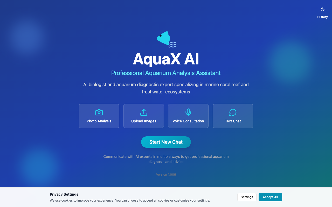 AquaX AI - Your personal aquarium expert that provides instant answers for all your tank needs