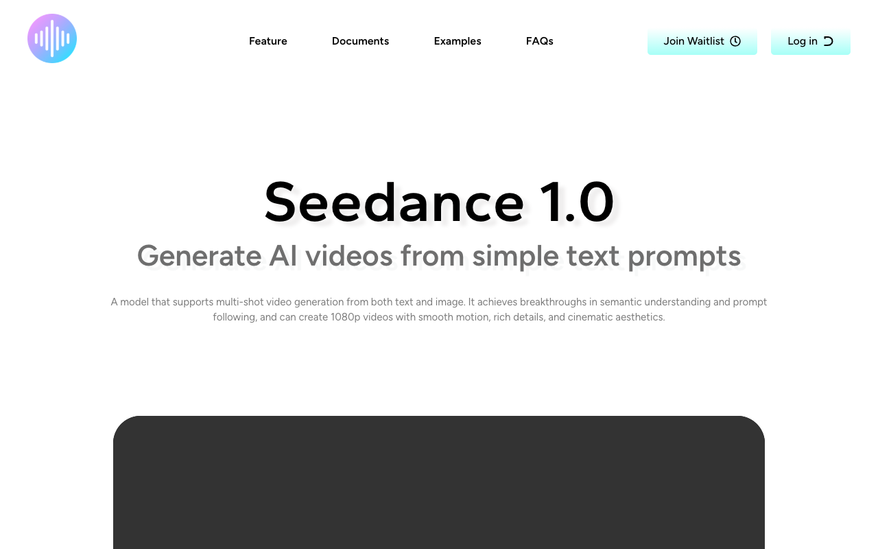 Seedance 1.0 - A Generative AI Model for Creating Smooth, Multi-Shot Videos