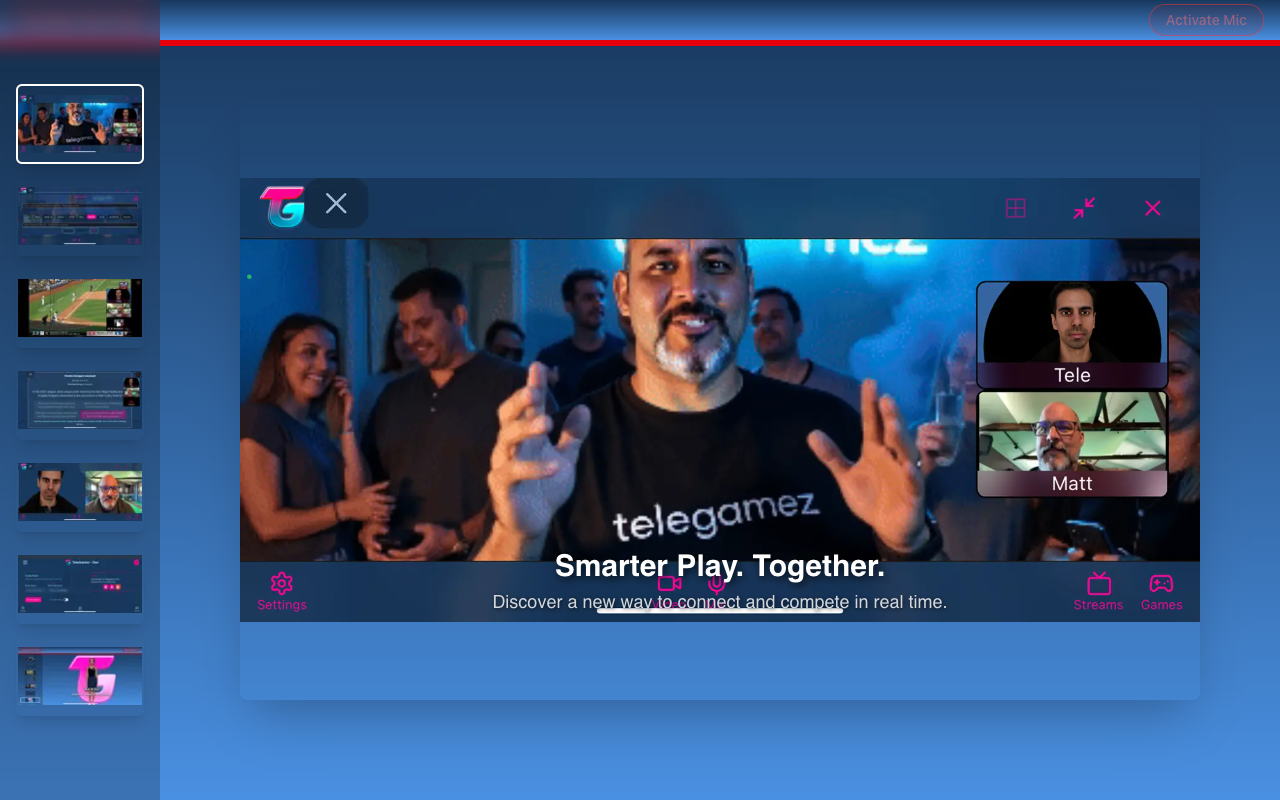 Telegamez - Transforming Voice and Video Calls into Engaging Multiplayer Game Nights