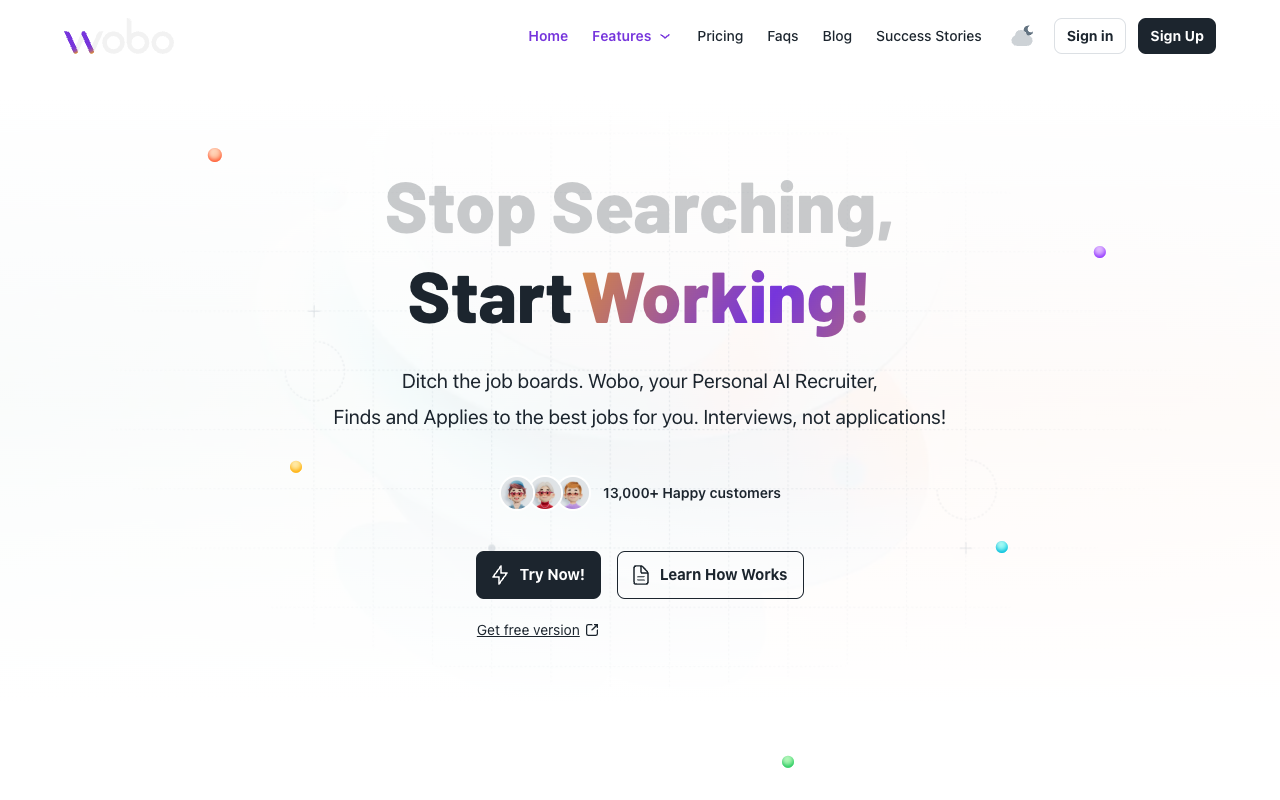 Wobo AI - Your Personal AI Recruiter that Automates Your Job Search