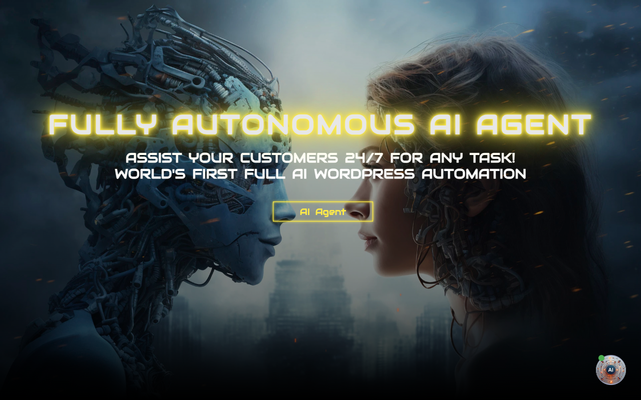 World's 1st full AI WordPress automation - An AI agent that automates customer assistance and workflows