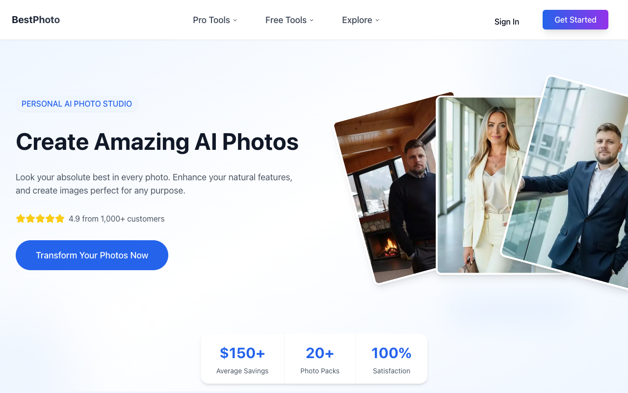 BestPhotoAI - Enhance Your Photos with AI for a Perfect Look