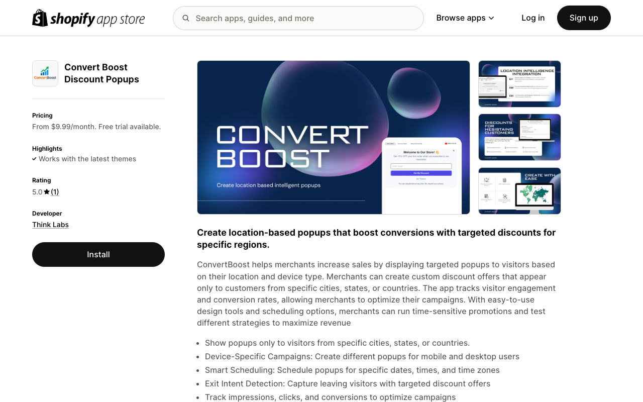 Convert Boost - Convert hesitant shoppers into instant buyers with targeted popups